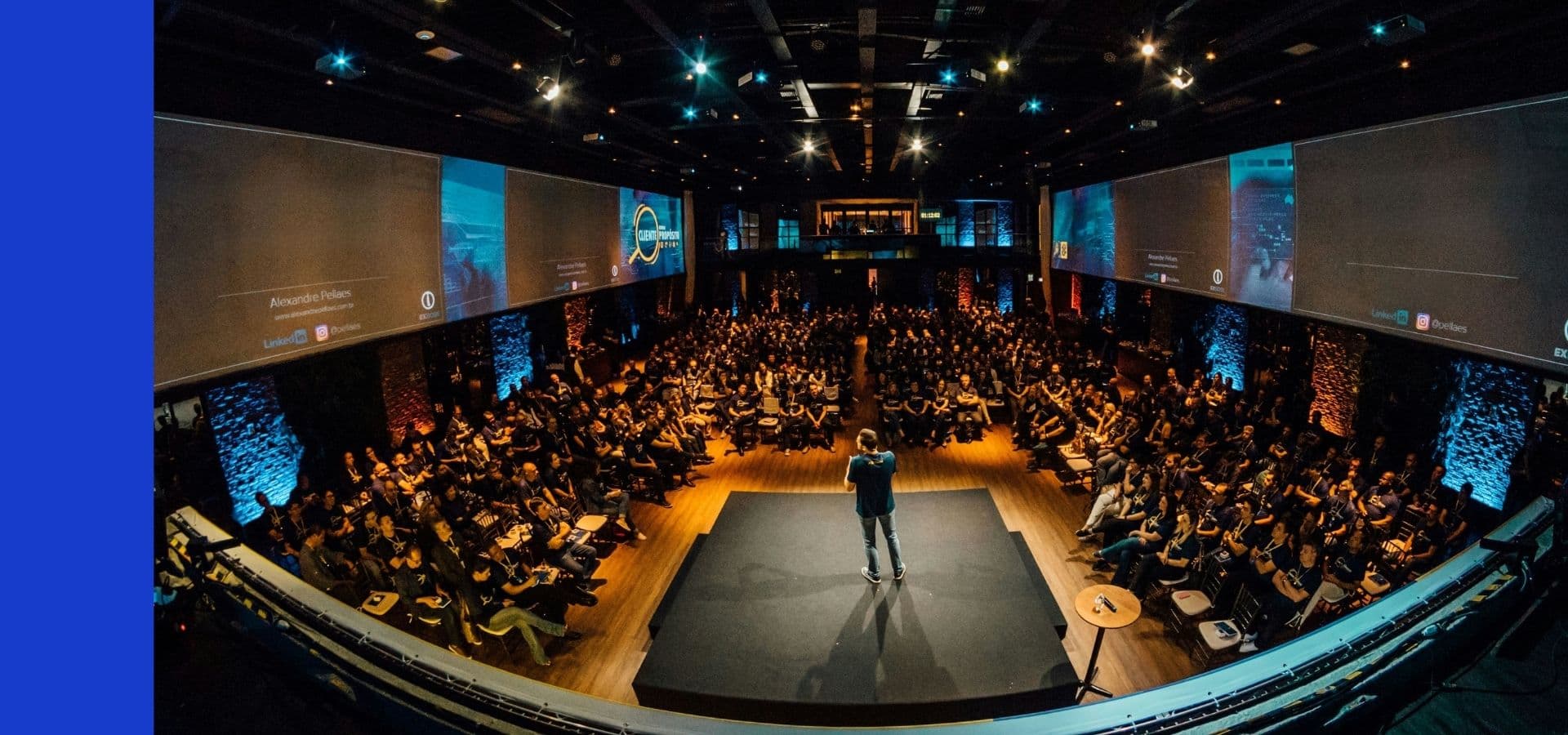 A crowd at a live event